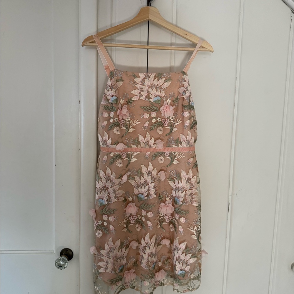 Miss selfridge mini pink floral dress